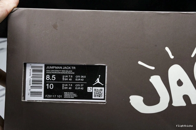 Travis Red Jordan TR University Scott Jumpman FZ8117-101 Jack x 0801